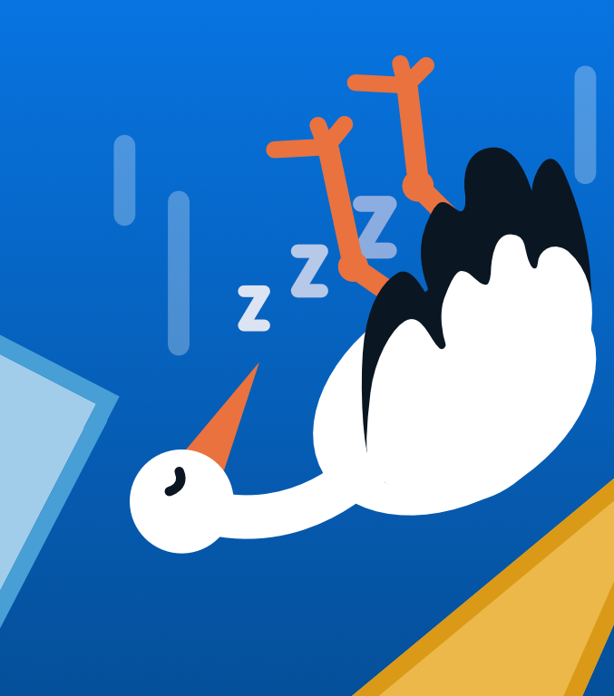 Sleepy Stork